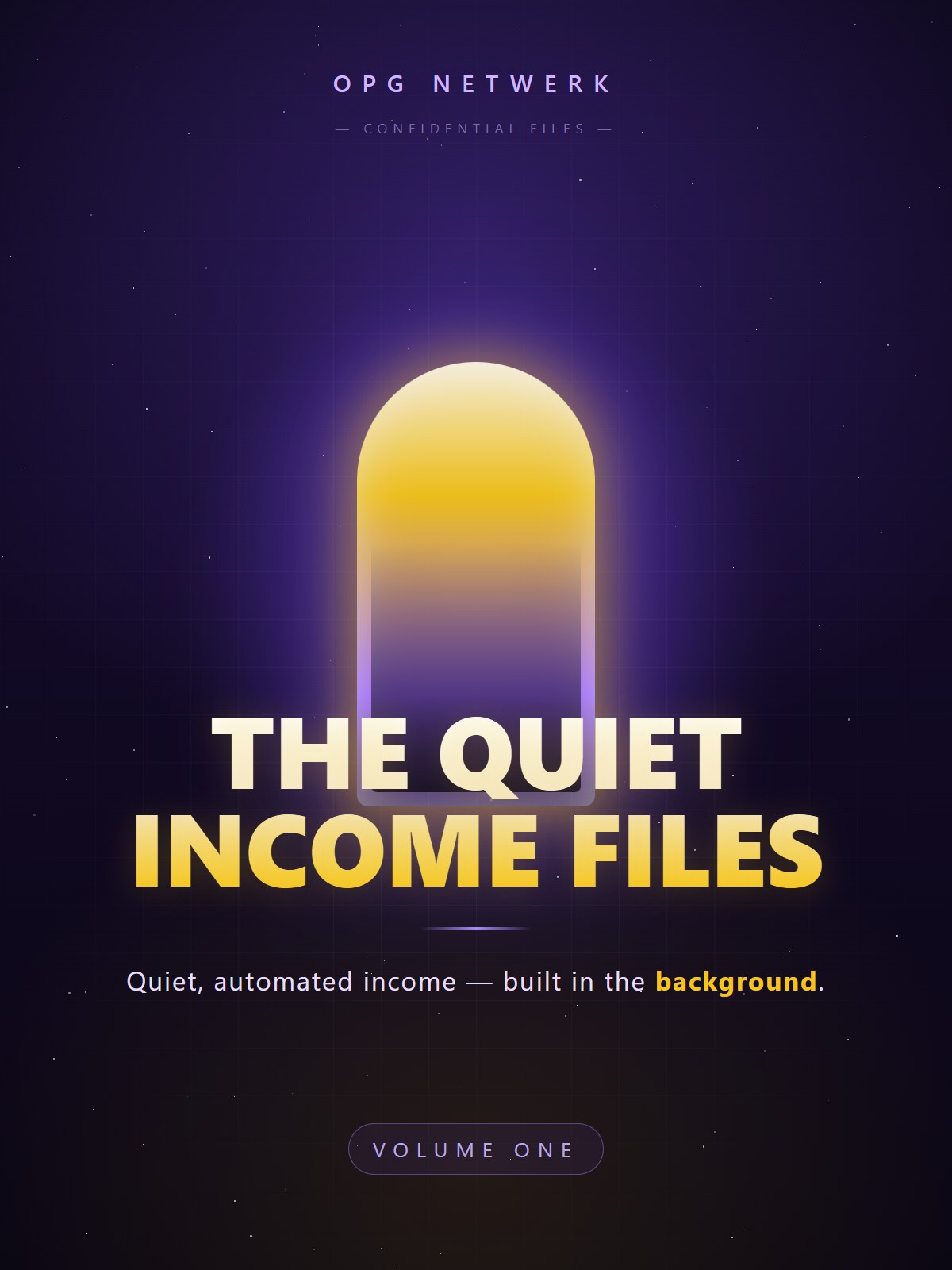 The Quiet Income Files — Volume One